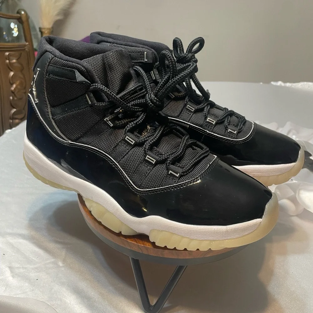 JORDAN 11 RETRO JUBILEE 25TH ANNIVERSARY Bubba gum bottom men 10.5 sneaker shoe - Picture 6 of 17